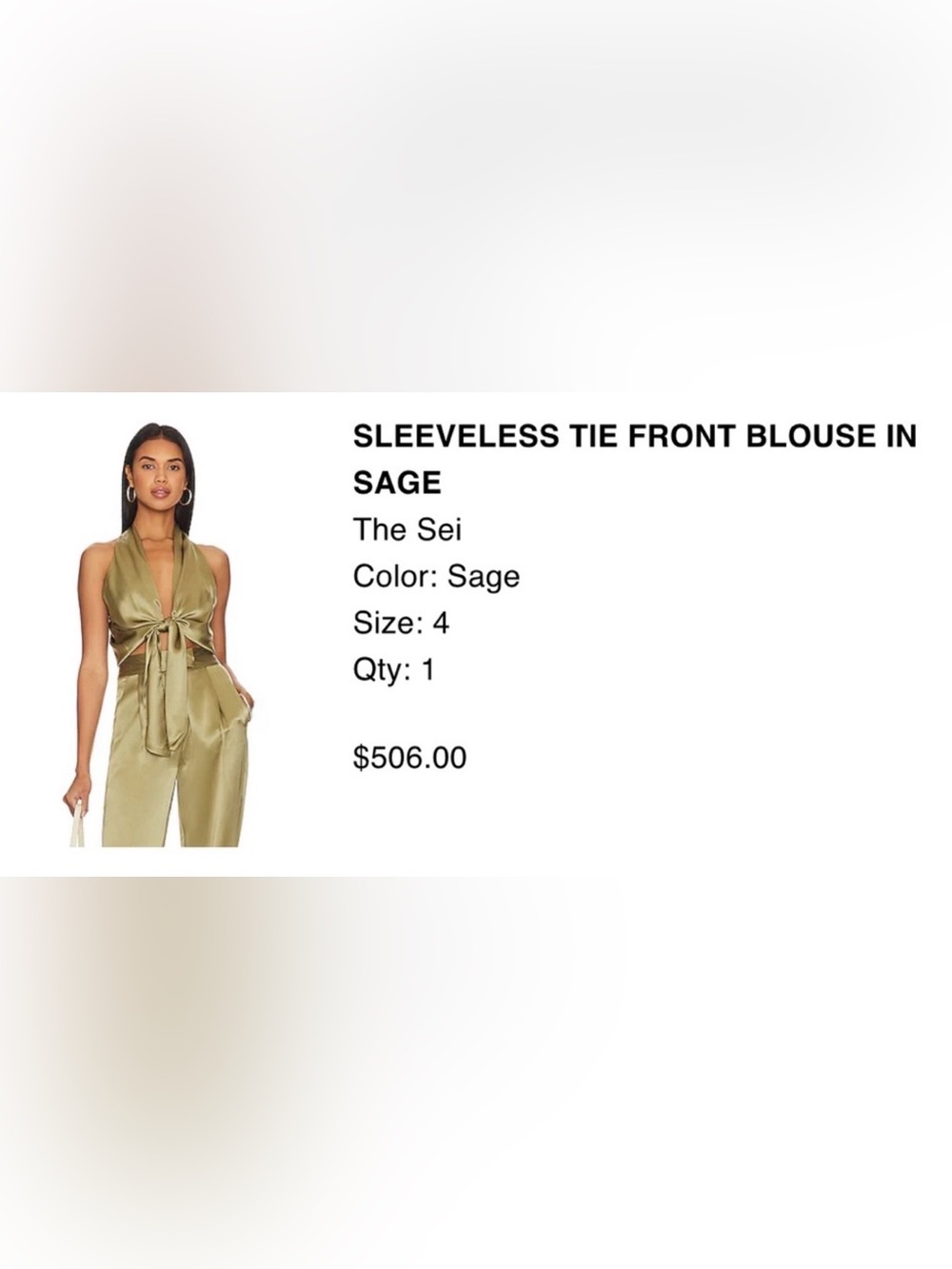 The Sei Set - Wide Leg Trouser and Top (4) - Picture 10 of 12